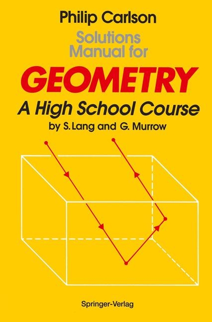 Solutions Manual for Geometry -  Philip Carlson