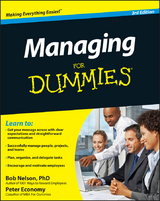 Managing For Dummies -  Peter Economy,  Bob Nelson