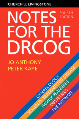 Notes for the DRCOG - Jo Anthony, Peter Kaye