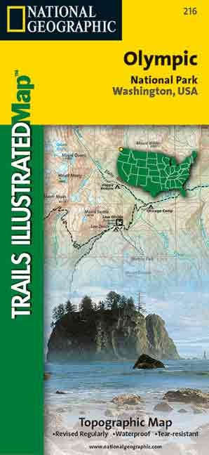 Olympic National Park -  Rand McNally,  Trails Illustrated