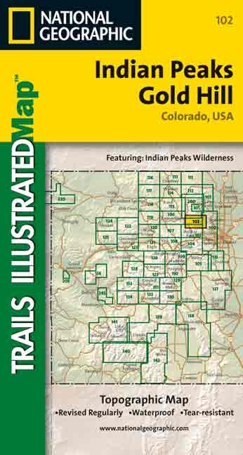 Indian Peaks/Gold Hill -  Trails Illustrated