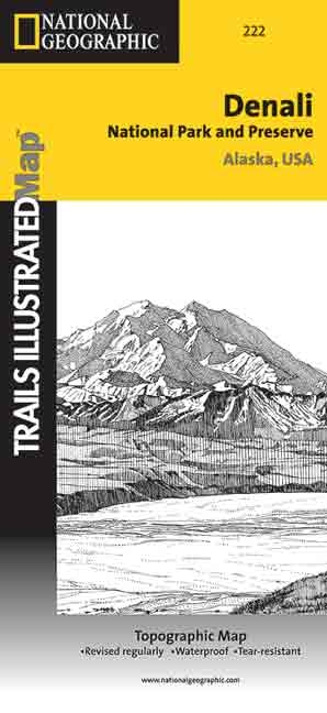 Denali National Park and Preserve -  Trails Illustrated