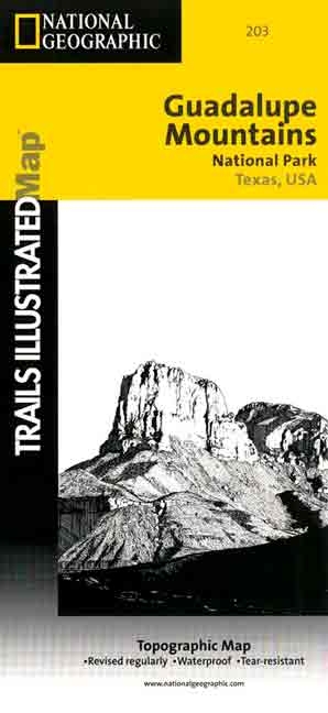 Guadalupe Mountains National Park -  Rand McNally,  Trails Illustrated