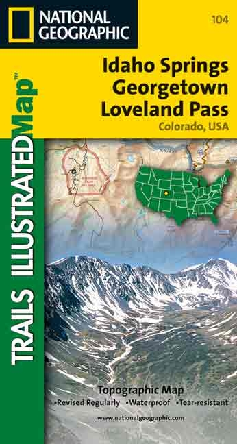 Trails Illustrated - Colorado-Id Springs/Lvlnd Pass - 