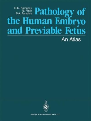 Pathology of the Human Embryo and Previable Fetus -  Naomi Fitch,  Dagmar K. Kalousek,  Barbara A. Paradice