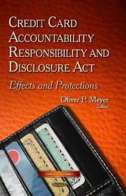 Credit Card Accountability Responsibility & Disclosure Act - 