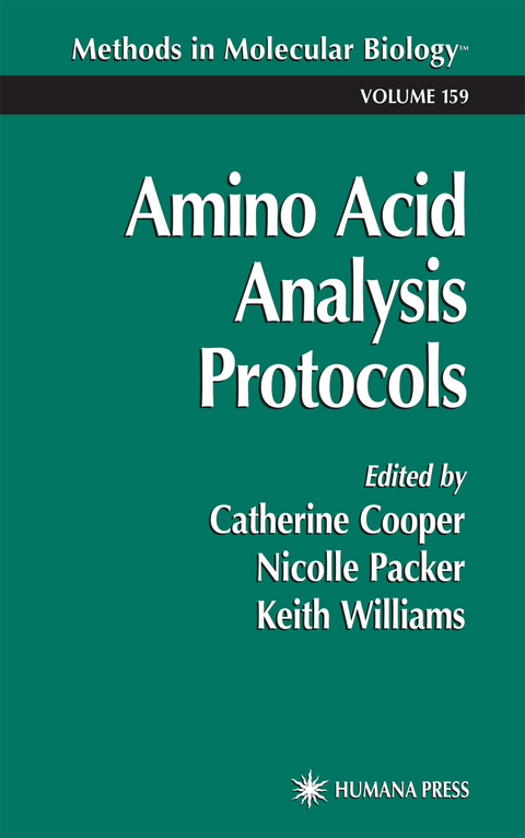 Amino Acid Analysis Protocols - 