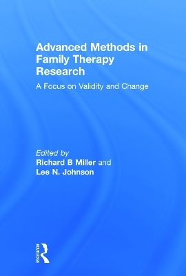 Advanced Methods in Family Therapy Research - 