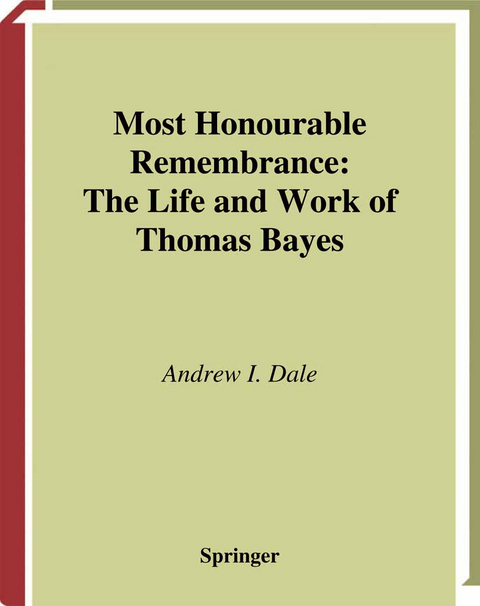 Most Honourable Remembrance - Andrew I. Dale