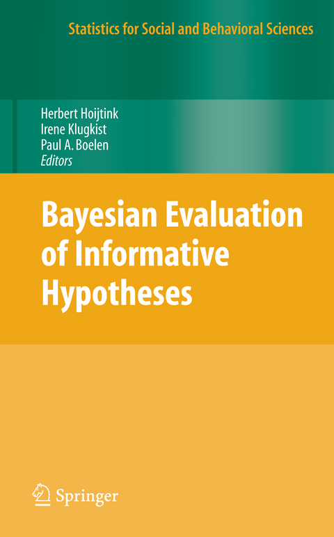 Bayesian Evaluation of Informative Hypotheses - 