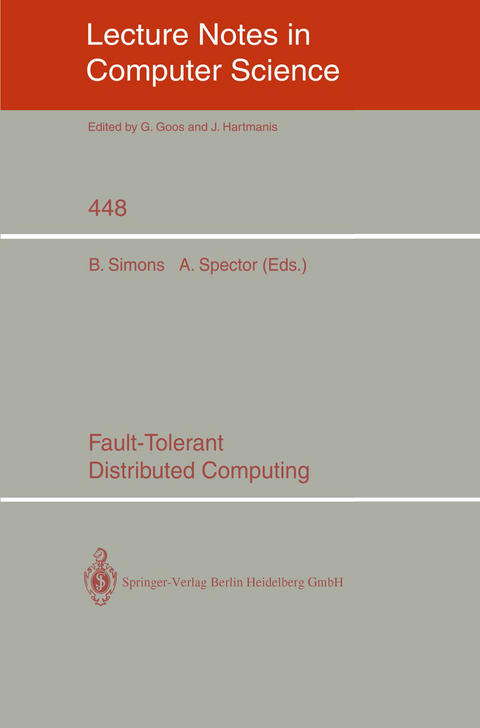 Fault-Tolerant Distributed Computing - 