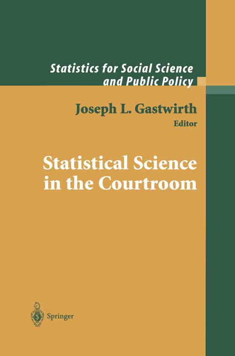 Statistical Science in the Courtroom - 