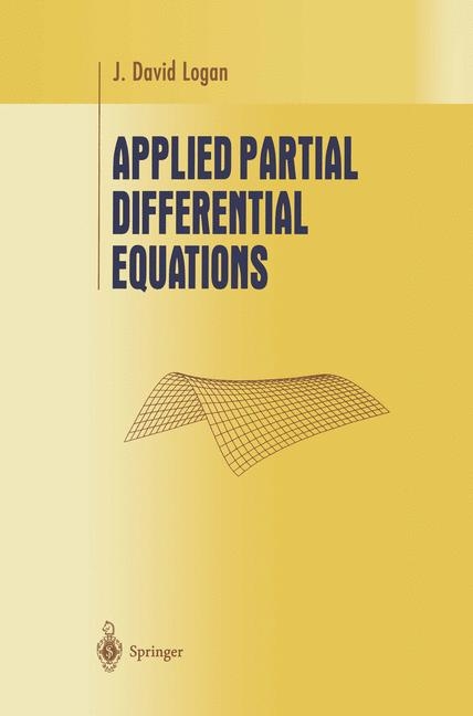 Applied Partial Differential Equations - J. David Logan