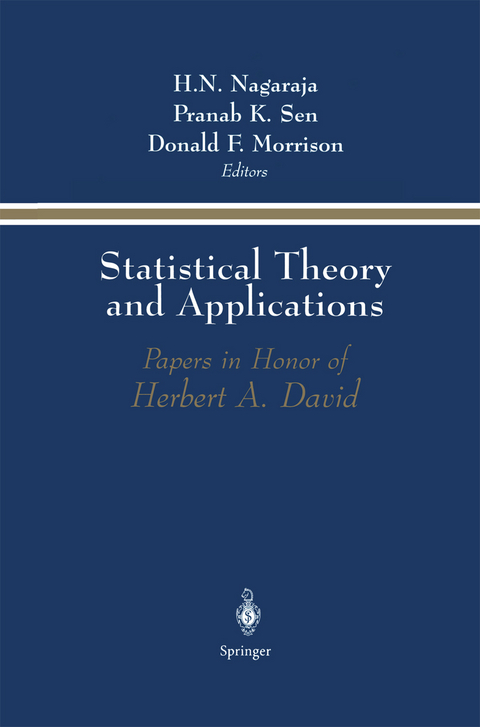 Statistical Theory and Applications - 