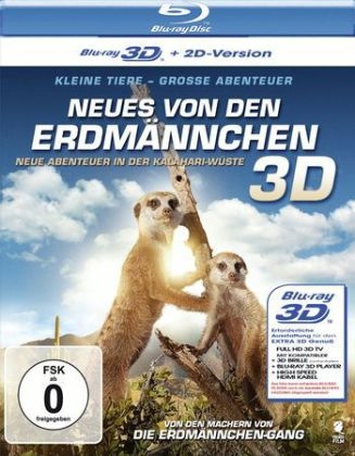 Neues von den Erdmännchen 3D, 1 Blu-ray