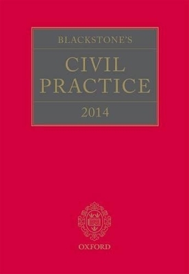 Blackstone's Civil Practice 2014 (Book and Digital Pack) - 