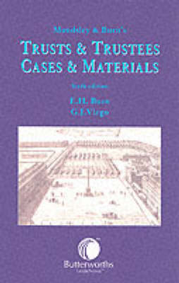 Maudsley and Burn's Trusts and Trustees - Graham Virgo