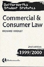 Commercial and Consumer Law - R. J. A. Hooley