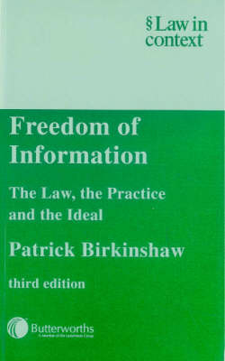 Freedom of Information - Patrick Birkinshaw