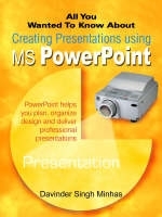 All You Wanted to Know About Creating Presentations Using MS PowerPoint - Davinder Singh Minhas