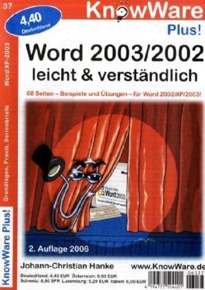 Word 2003/2002 leicht & verständlich - Johann-Christian Hanke