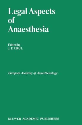 Legal Aspects of Anaesthesia - 