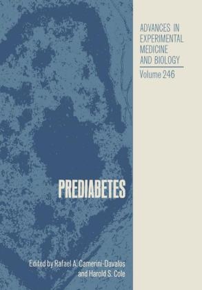 Prediabetes -  Rafael A. Camerini-Davalos,  Harold S. Cole