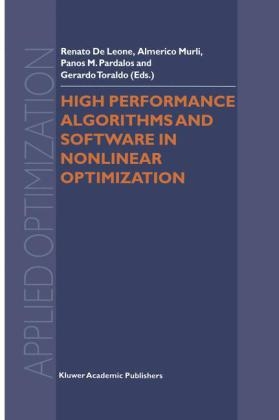 High Performance Algorithms and Software in Nonlinear Optimization - 