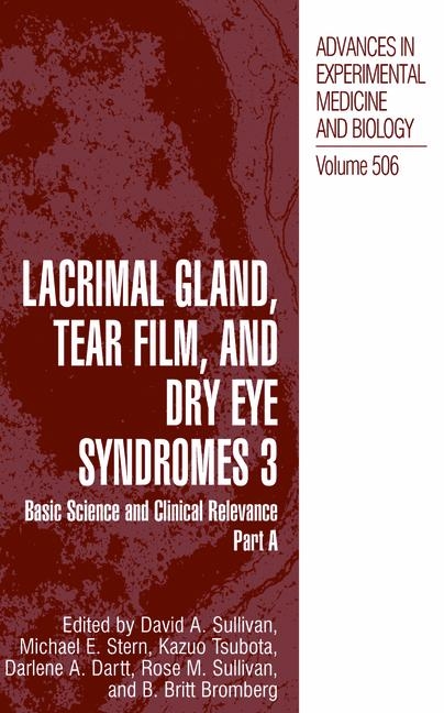 Lacrimal Gland, Tear Film, and Dry Eye Syndromes 3 - 