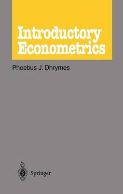 Introductory Econometrics -  P. J. Dhrymes