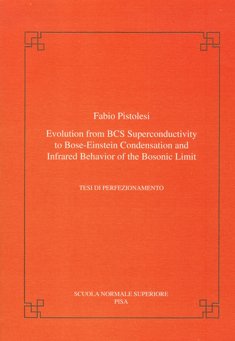 Evolution from BCS super-conductivity to Bose-Einstein condensation and infrared behavior of the bosonic limit - Fabio Pistolesi