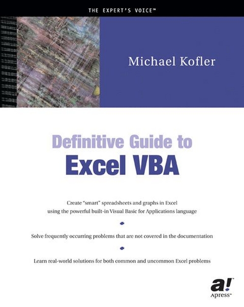 Definitive Guide to Excel VBA -  Michael Kofler