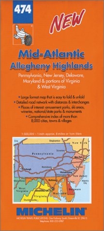 Mid-Atlantic (Allegheny Highlands) -  Michelin Travel Publications