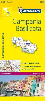 Campania - Michelin Local Map 362