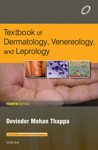 Textbook of Dermatology, Leprology & Venereology E-book -  Devinder Mohan Thappa