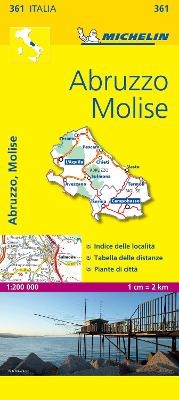 Abruzzo & Molise - Michelin Local Map 361 -  Michelin