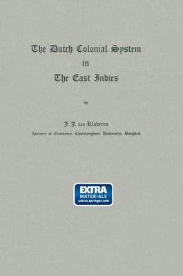 Dutch Colonial System in the East Indies -  NA Klaveren