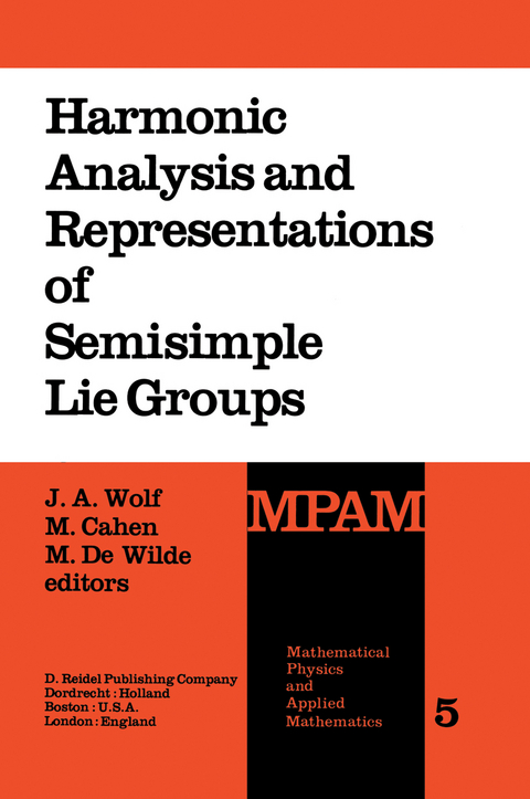 Harmonic Analysis and Representations of Semisimple Lie Groups - 