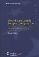 Towards a Sustainable European Company Law - Beate Sj?fjell