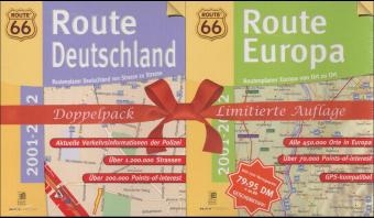 Route 66, Route Deutschland 2001/2002. Route 66, Route Europa 2001/2002, 2 CD-ROMs