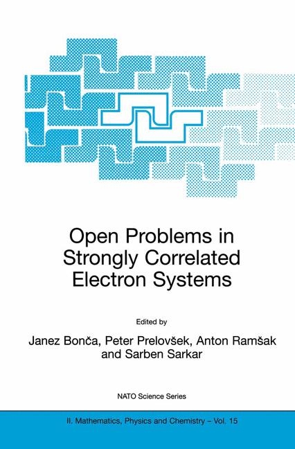 Open Problems in Strongly Correlated Electron Systems - 