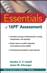 Essentials of 16PF Assessment -  Heather E. P. Cattell,  James M. Schuerger