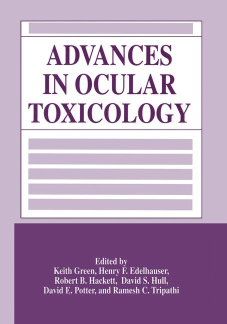 Advances in Ocular Toxicology - 