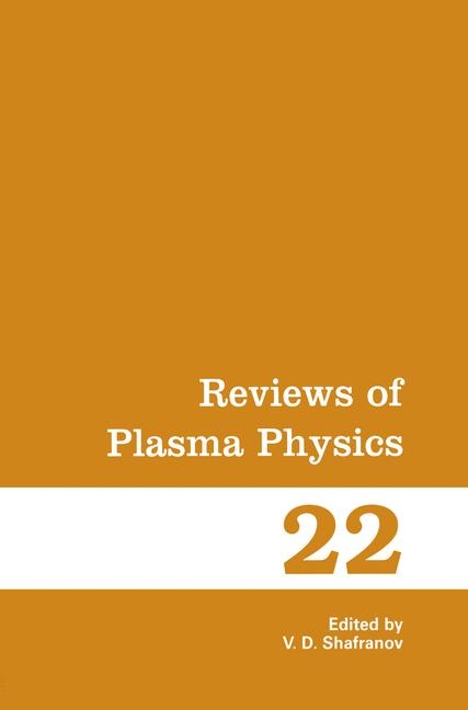 Reviews of Plasma Physics - 