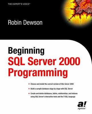 Beginning SQL Server 2000 Programming -  Robin Dewson