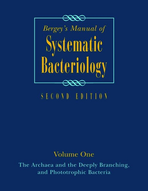 Bergey's Manual of Systematic Bacteriology - 