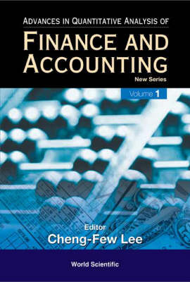 Advances In Quantitative Analysis Of Finance And Accounting - New Series - Cheng Few Lee