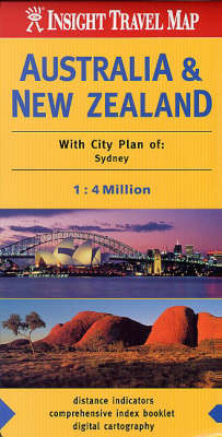 Australia and New Zealand Insight Travel Map