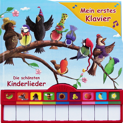 Mein erstes Klavier, Die schönsten Kinderlieder, m. Klaviertastatur u. Tonmodulen