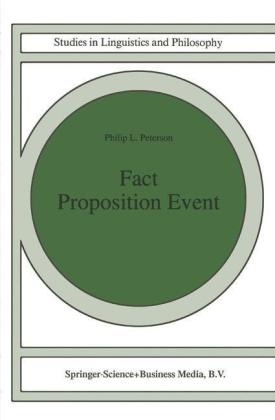 Fact Proposition Event -  P.L. Peterson